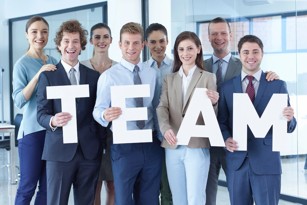 Technology team discussing the hiring process