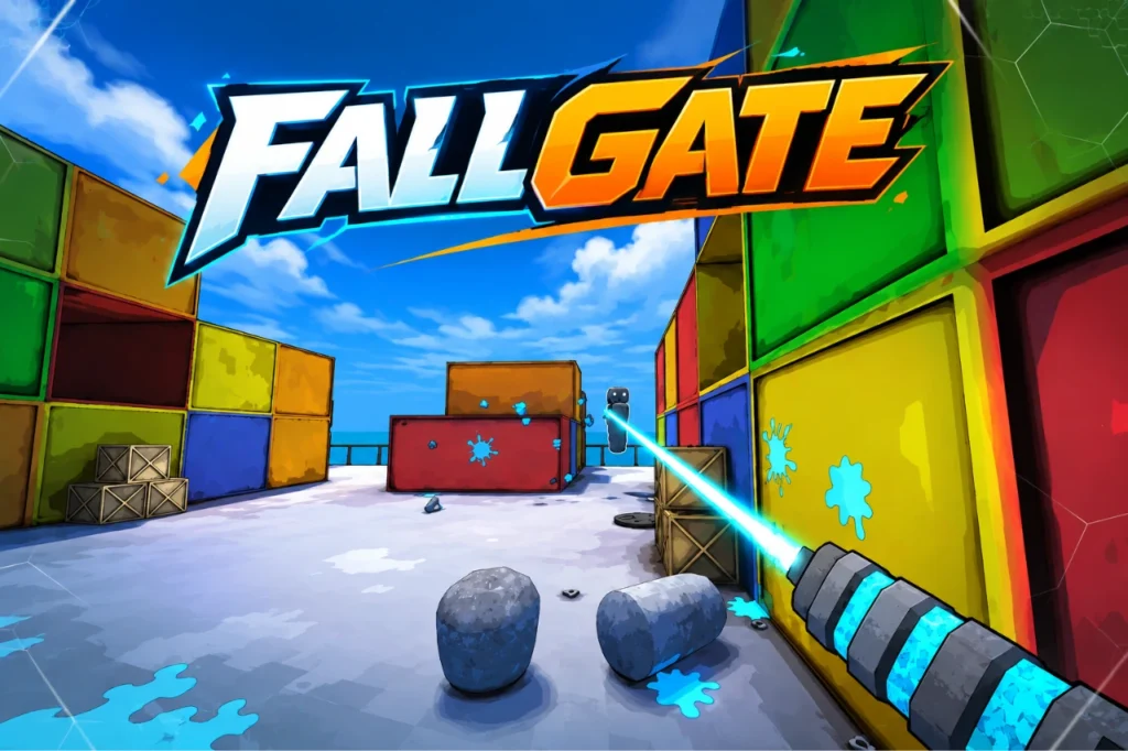 Fallgate multiplayer game created by a small international team of high-school students